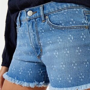 NWT Loft Patterned Denim Shorts